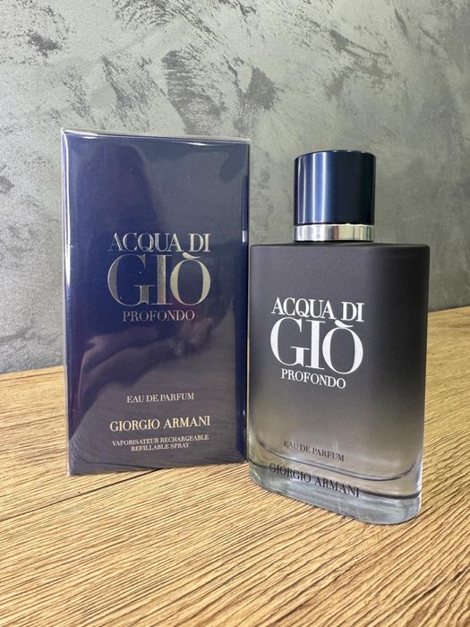 ARMANI Acqua di Gio Profondo EDP 100ml, NOU 100% original, poze reale