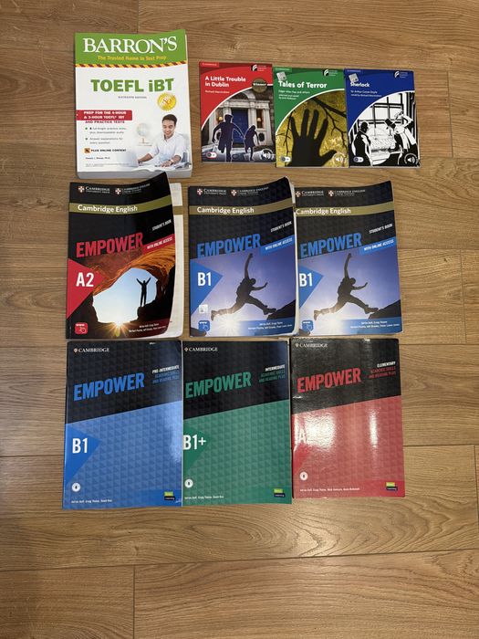 Книги для изучения англиского и сдачи TOEFL