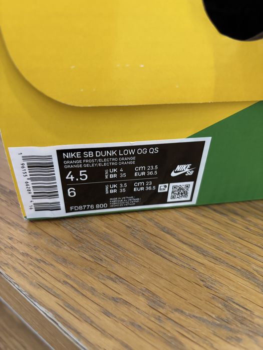 Adidasi Nike SB Dunk Low(Concepts Orange Lobster)