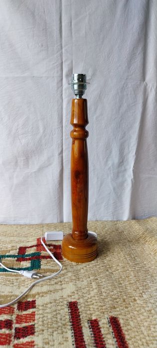 Lampa lemn masiv prun și salcam