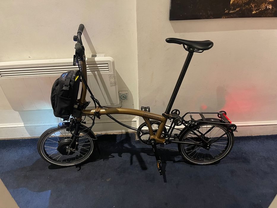 Bicicleta electrica brompton P line  4 viteze