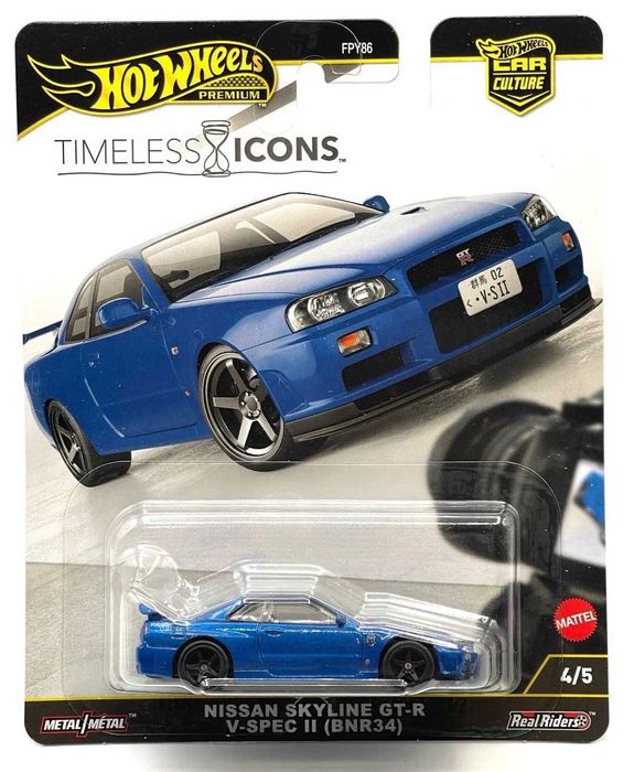 Hot Wheels TIMELESS ICONS チェイス　GT-R New Hot Wheels Car Culture Timeless Icons - Nissan Skyline GT-R V