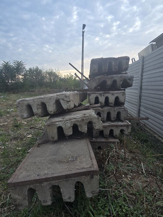 Plăci beton prefabricate / Predale/ Plăci cu goluri – 3m x 50cm x 20cm