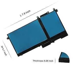 Батерия за лаптоп за Dell Latitude, тип 3DDDG, 42W