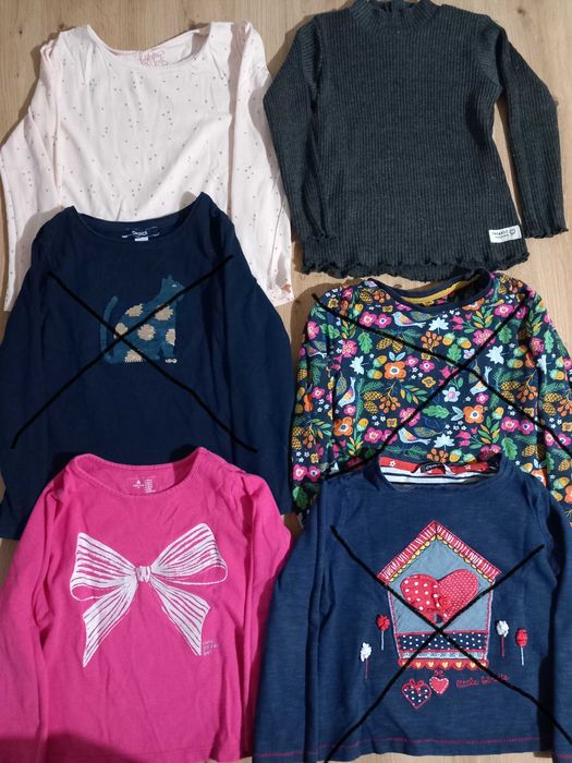 Маркови блузки с дълъг ръкав  2-3г. / 92-98см. блузи с дълъг ръкав