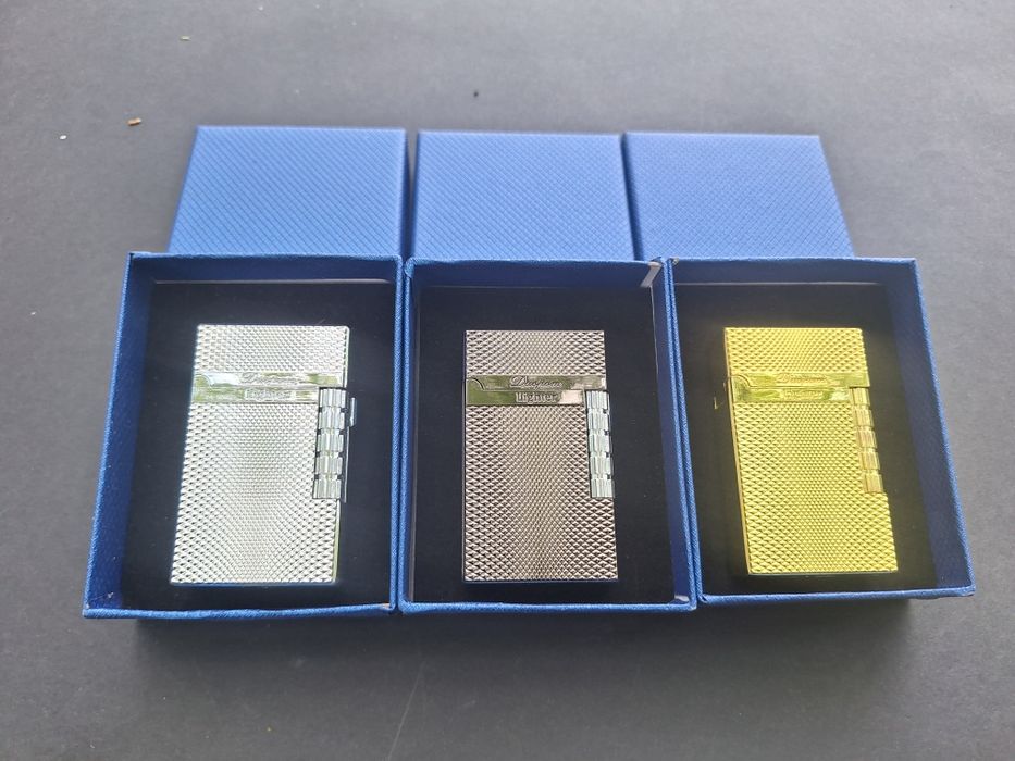 Луксозна метална запалка с два вида пламък