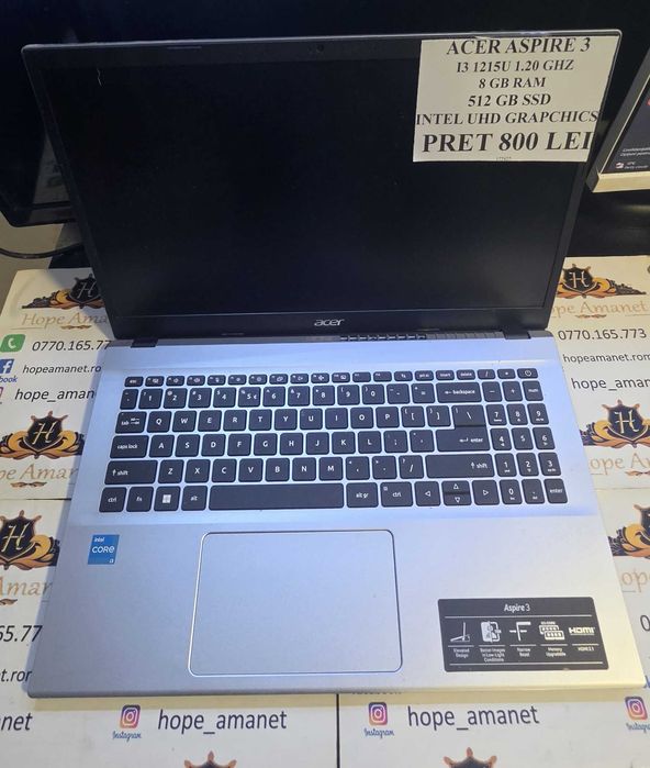 Hope Amanet P6 LAPTOP ACER ASPIRE 3 #177427