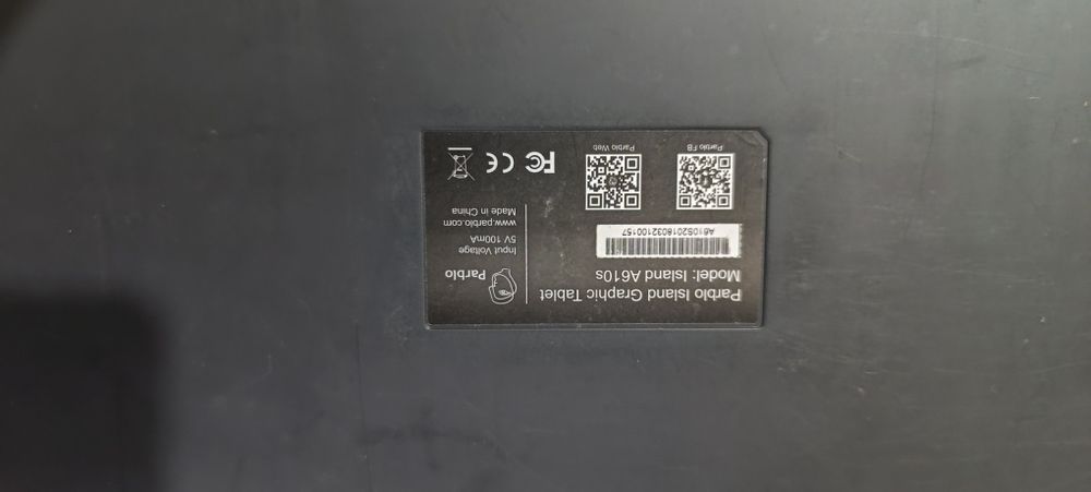 Графический планшет Parblo island a610s