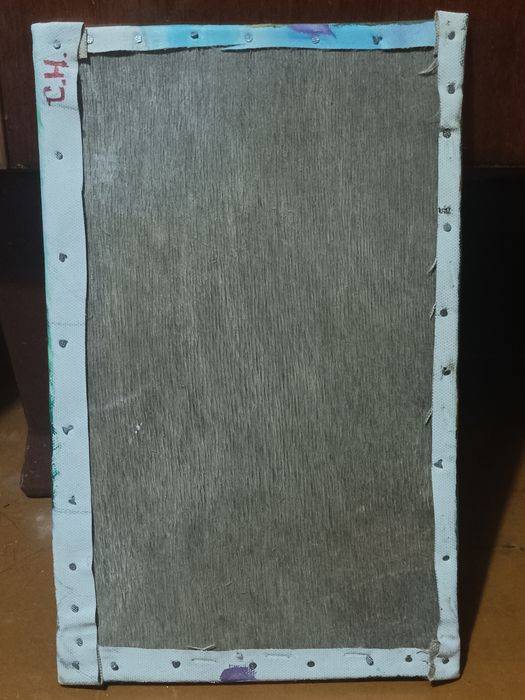 Картина "девушка в саду"