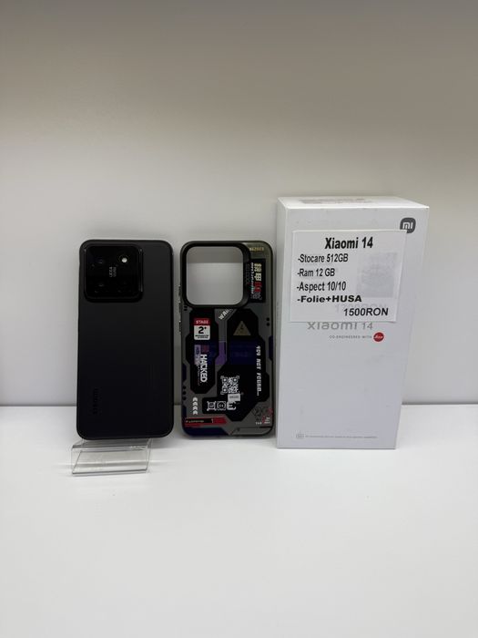Xiaomi 14 512 GB husa folie kingamanet