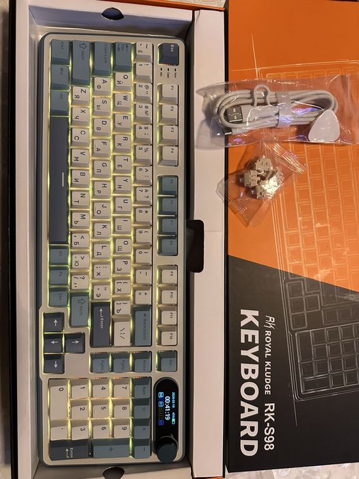 Royal Kludge RK-S98 клавиатура срочний сотлади