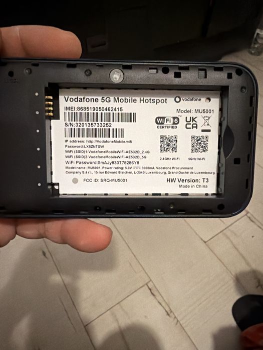 Modem Router 5G Hotspot portabil MiFi ZTE MU5001