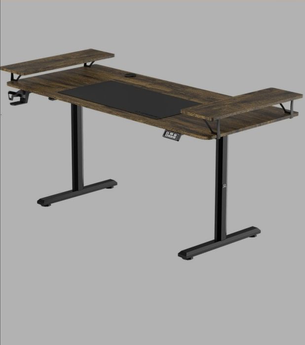 Гейминг бюро Ultradesk - Highlander XXL, 72-117 cm, кафяво computer desk electronic height adjustment