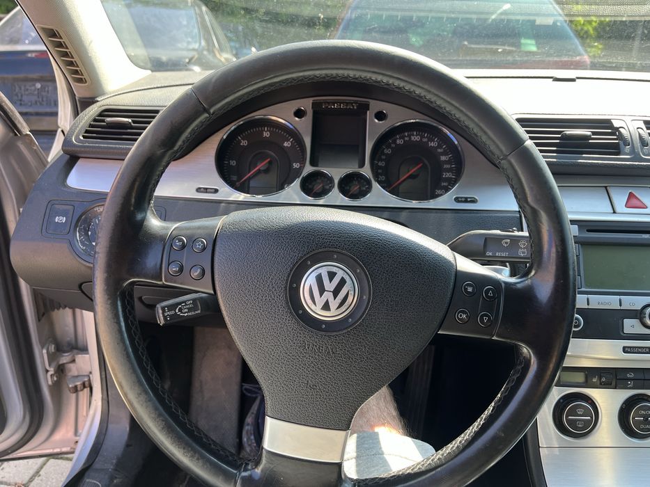 Volan sport cu comeni passat b6