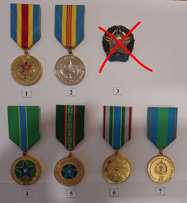 Юбилейные знаки ВС и ПС