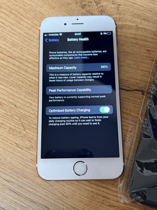 Iphone 6s 32gb Rose Gold 96% оригинал подарък