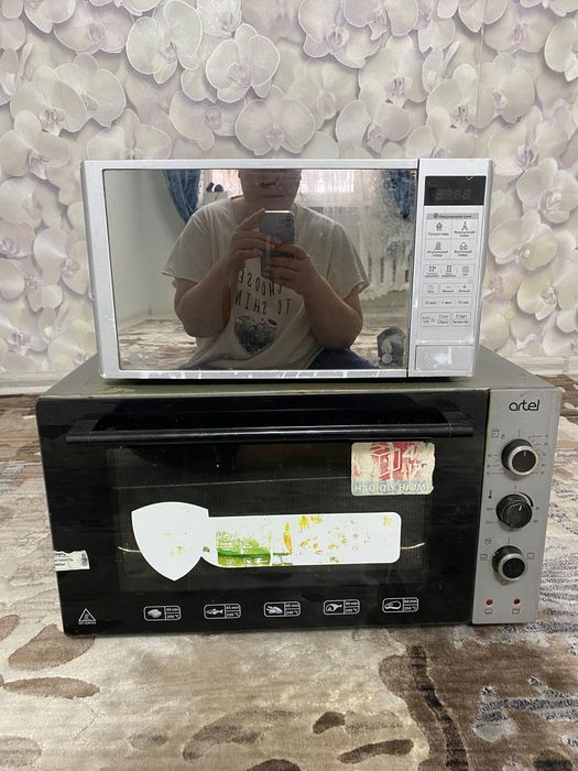 Микроволновка в рабочем состоянии