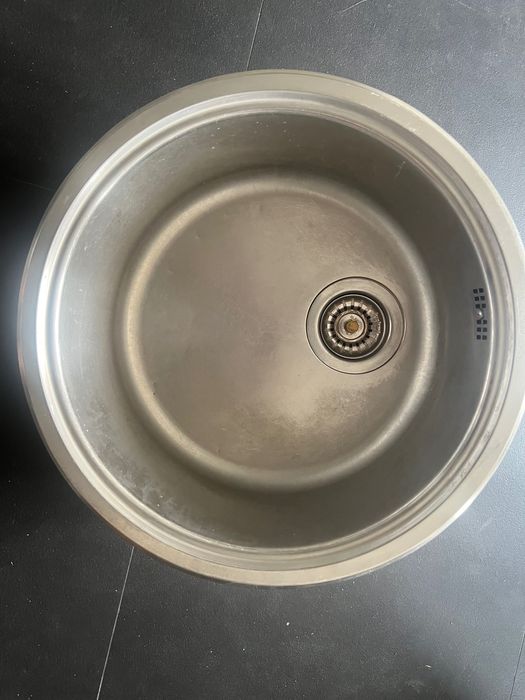 Кръгла мивка  blanco