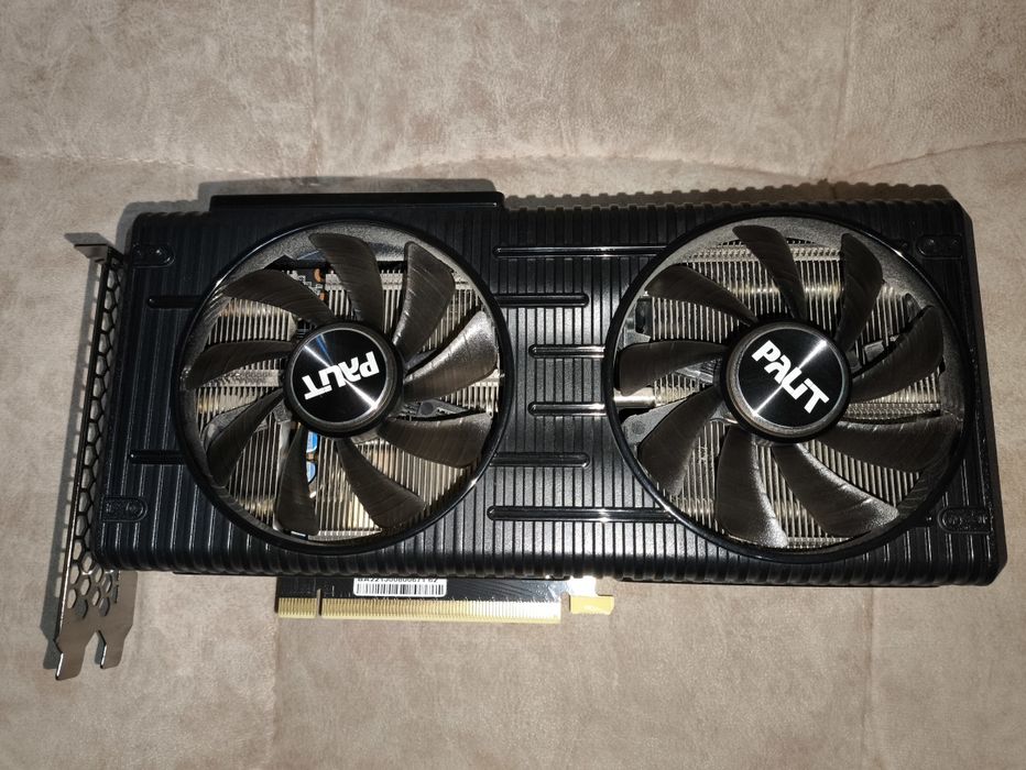 Продаётся видеокарта Palit Geforce RTX 3060 12GB Dual OC