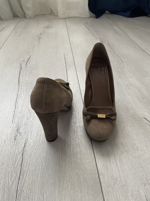 Pantofi damă, piele întoarsă