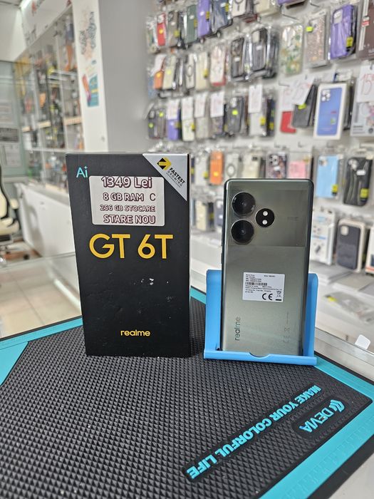 Realme GT 6T, 8/256 GB, Nou, Garanție