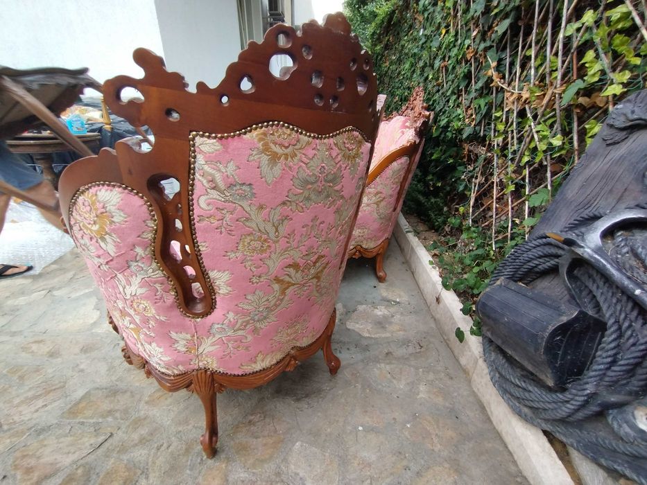 БАРОКОВА ГАРНИТУРА -диван ,2 кресла