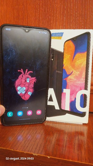 Holati idial qotmasdan ishlaydi Samsung A10