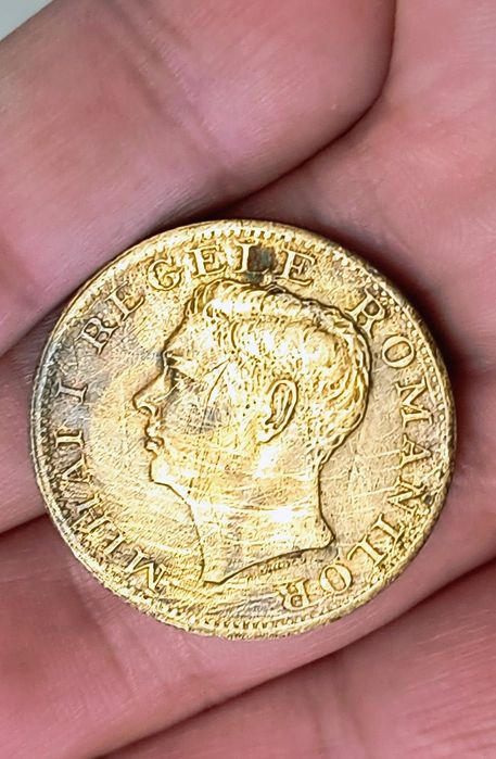 Moneda 500 lei Regele Mihai 1945