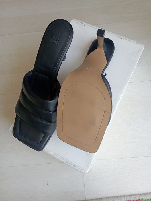 Нови сандали - чехли, черни, 38 номер