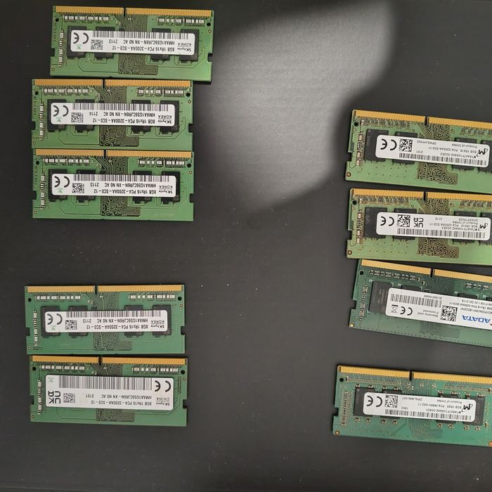 vand memorie sodimm 8gb ddr4 laptop ram second hand