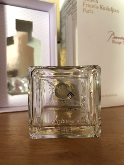 Parfum niche nisa MFK Baccarat Rouge 200 ml