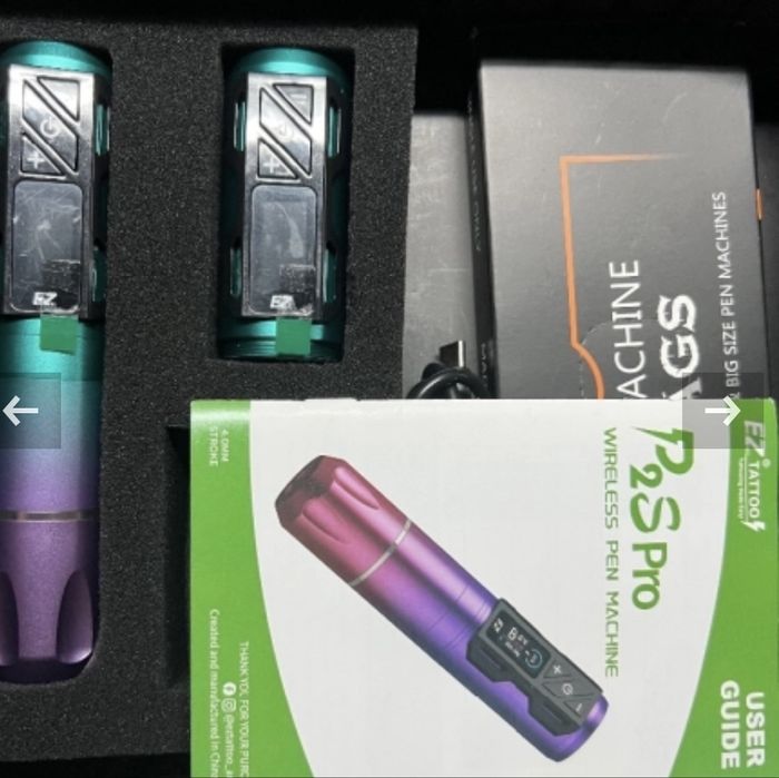 Ez и Fold Pro Безжичен пистолет за татуировки  Tattoo Gun