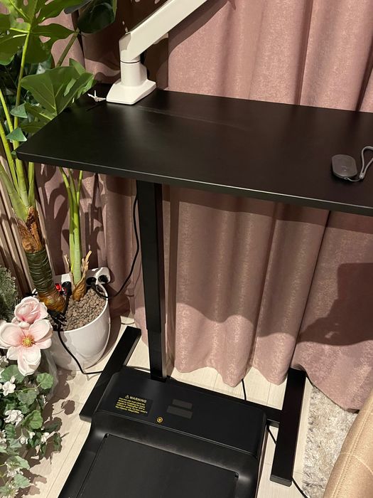 Set Fitness: WalkingPad + Birou Reglabil Electric + Monitor si support