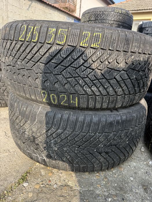 275/35/22”Set 2 buc PIRELLI.dot 2024.anv M+S Iarnă.Impecabile.