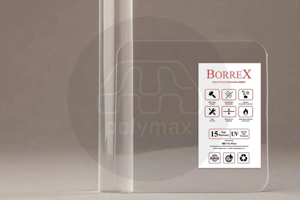 Монлитный поликарбонат "BORREX"