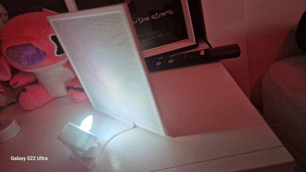 Персонализирана релефна светеща картина- литофан