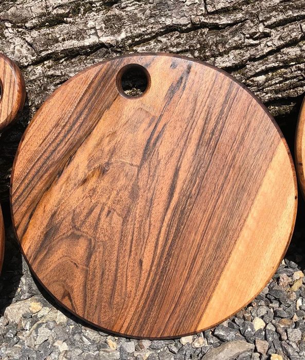 Platouri servire din lemn nuc/stejar