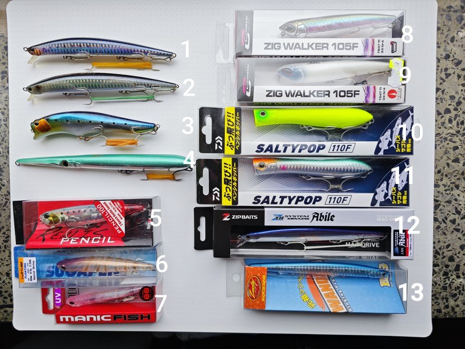 Морски Воблери Duo, Daiwa, Zipbaits, Bassday, Shimano