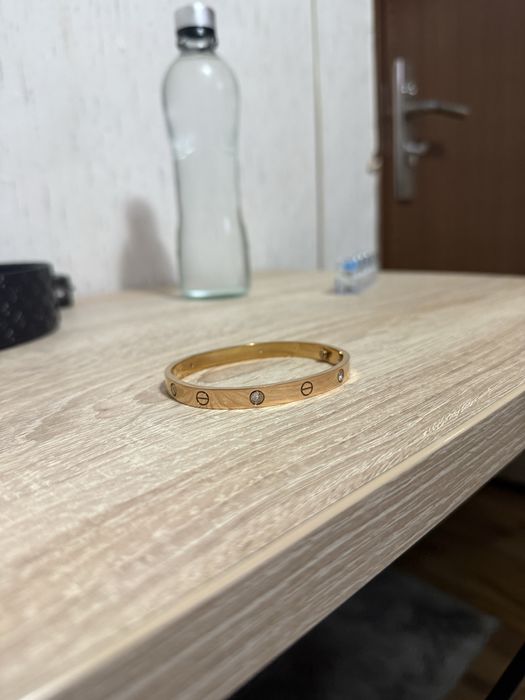 Brtara Cartier gold  cu diamante