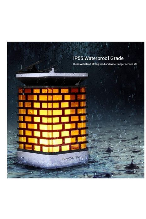 Lampa Solara cu Efect de flacara