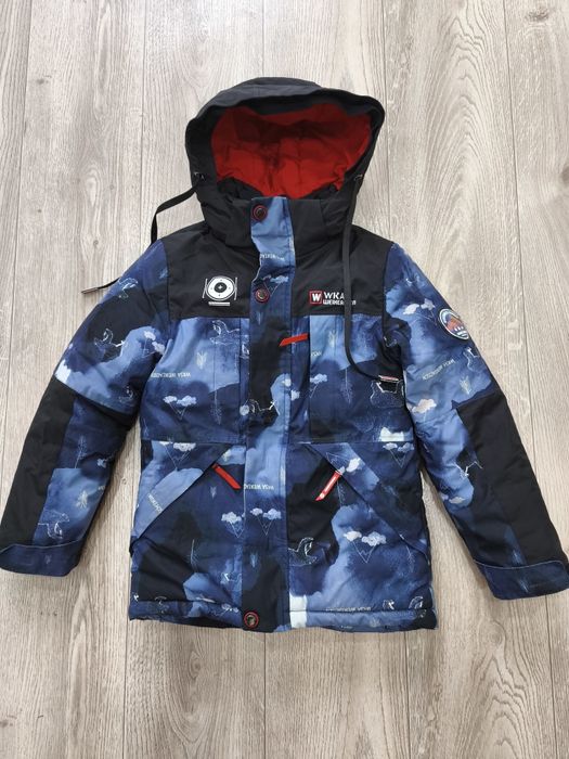 Зимняя куртка+штаны, 122р(хватит до роста 140)