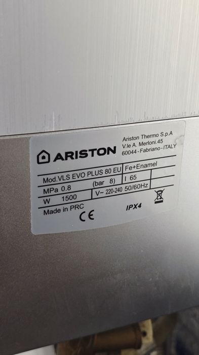 Boiler electric Ariston Velis Evo Plus  80L