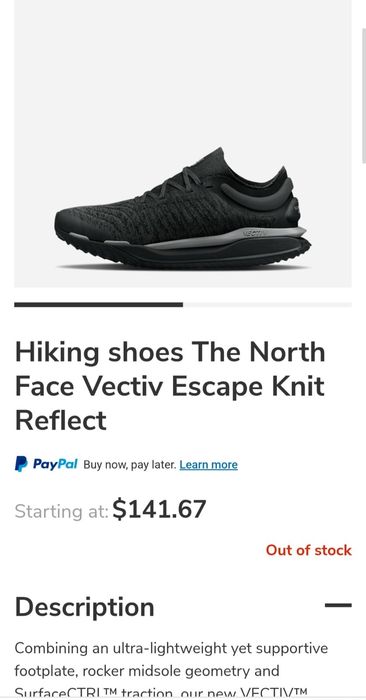 Adidas The north face vectiv escape knit reflect Nr. 47