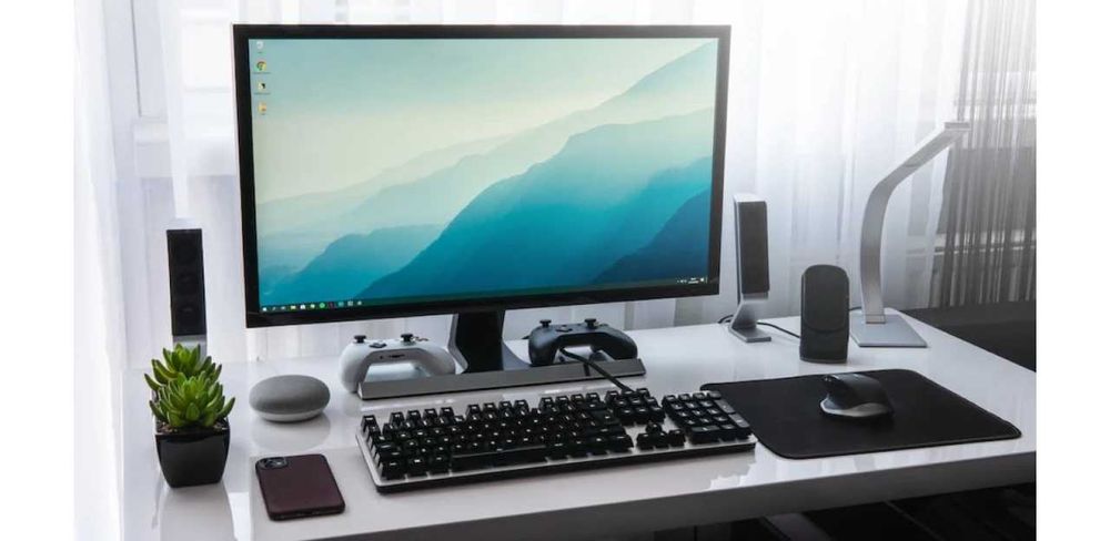 Готовый офисный компьютер с монитором | i3 8-Gen | 8GB | SSD | Wi-Fi