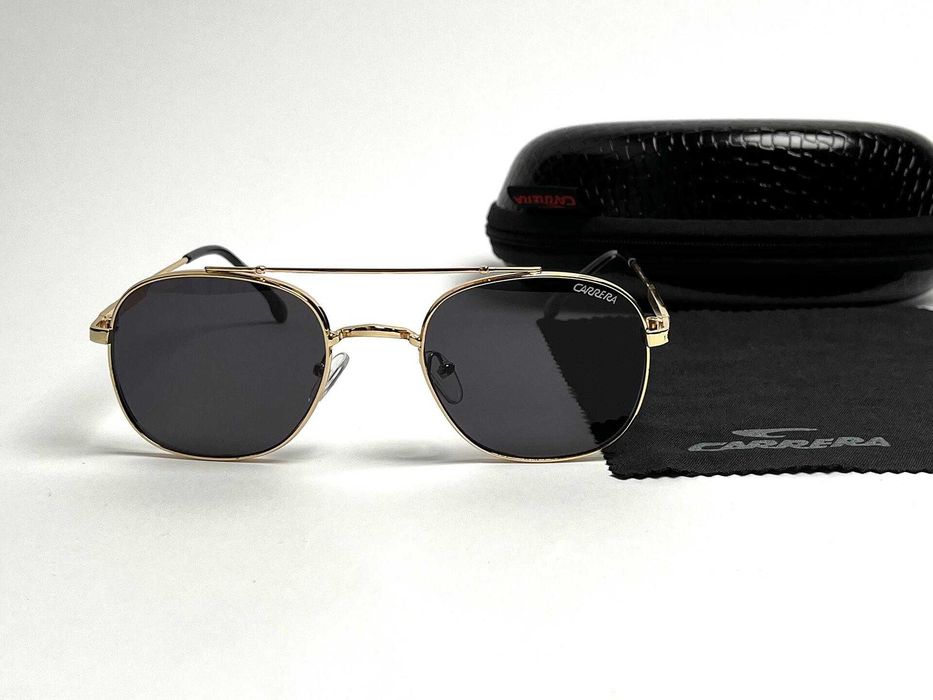 Слънчеви очила Carrera Gold Black UV400 CE Унисекс дизайн Метални стилни