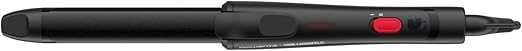 Маша за коса Rowenta x Karl Lagerfeld CF321LF0, 200°C Keratin & Shine, Кабел 1.8 м, Черен/Червен