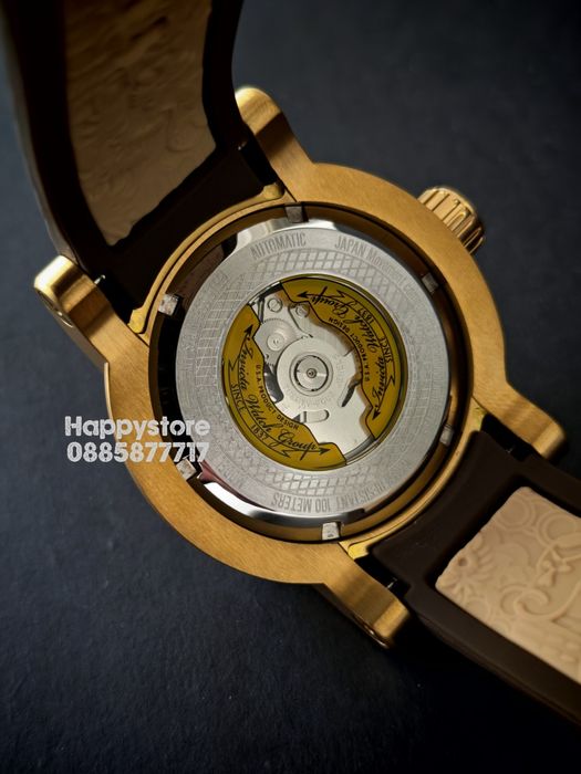 INVICTA Yakuza Gold/Brown automatic 48 mm, Инвикта нов ръчен часовник