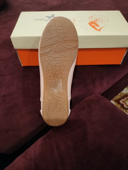 Pantofi stil opincuța din piele naturala