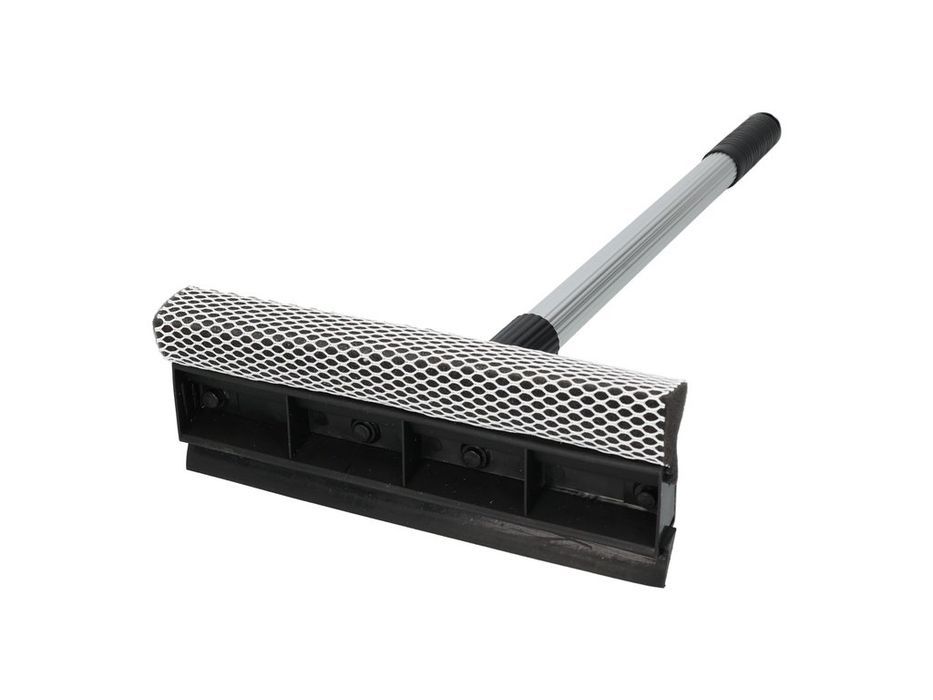 Racleta spalat geamuri auto Protecton, telescopica 40-70 cm, cu burete pentru insecte si lamela cauciucata, latime 20 cm