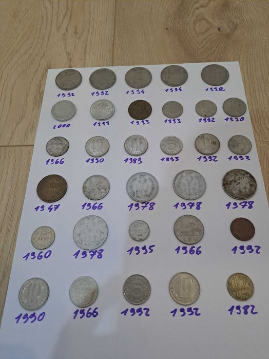 Moneda 10000 lei , 100 lei , 500 lei , 25 bani